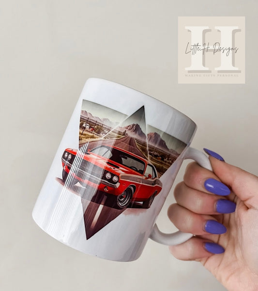 Classic Car Mug (Triangle)