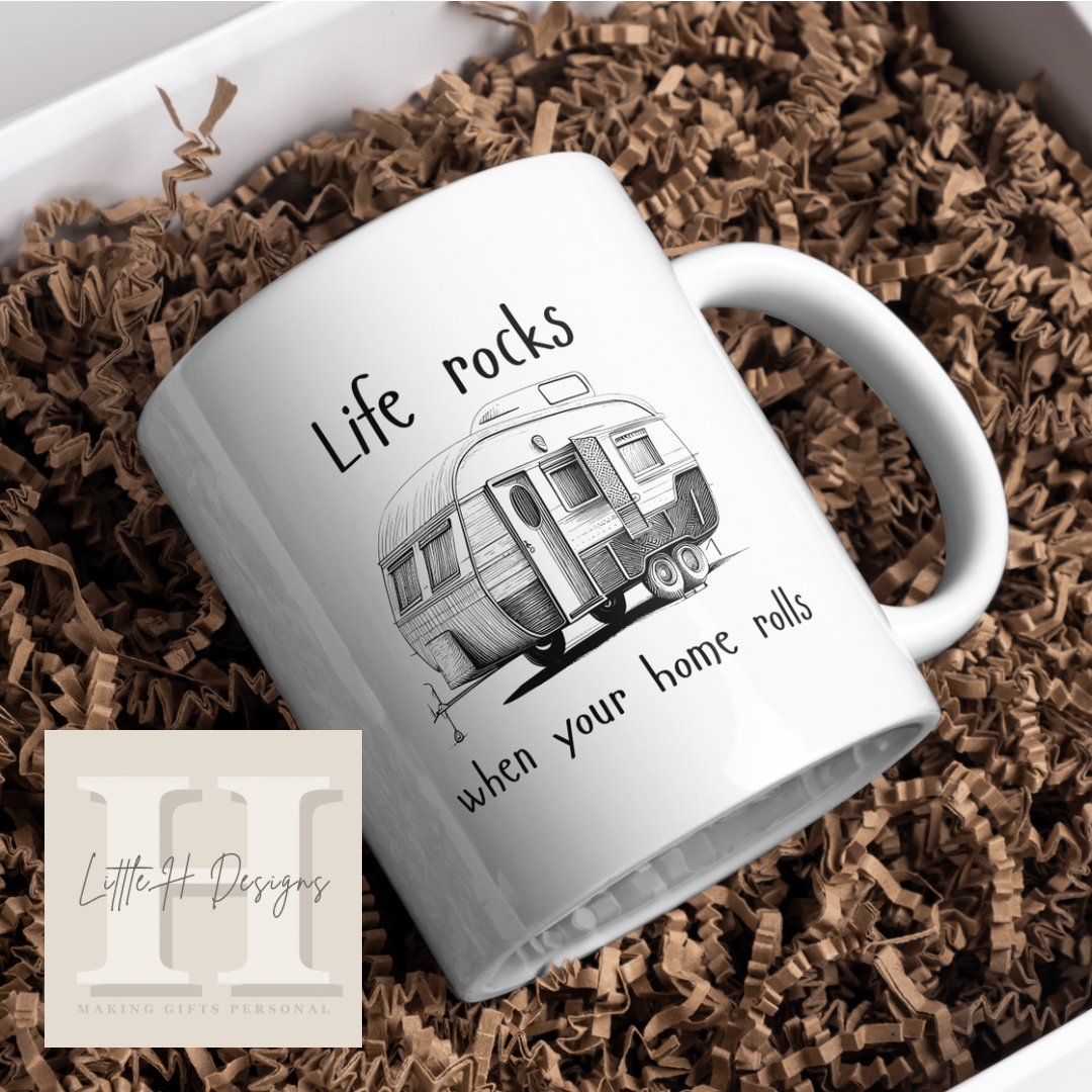 Life rocks, when your home rolls mug