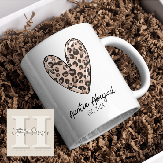 Leopard Print Custom Mug