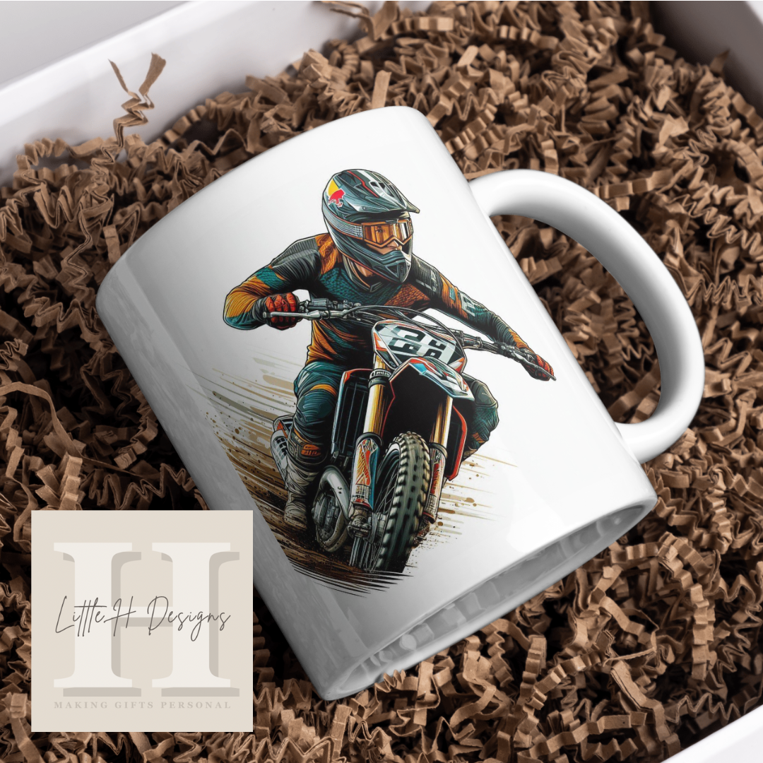 Black & Orange Rider Mug