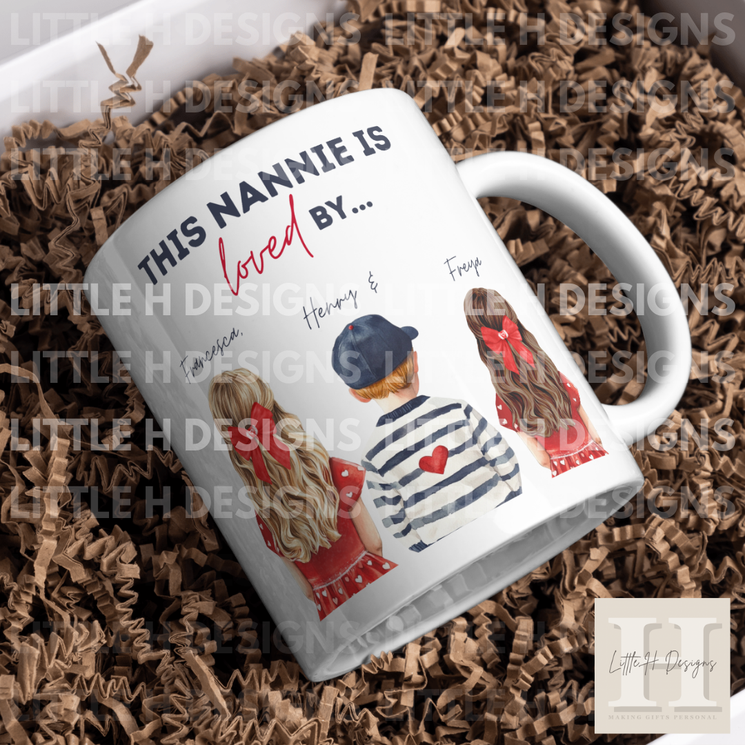 Personalised 'loved by' Mug